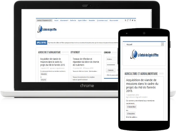 site de vente en ligne centrale des appels offres